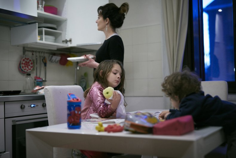 Woman With Children