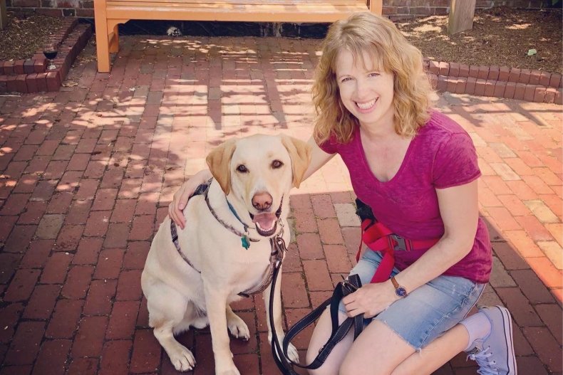 Tracy Strauss and Her Rescue Dog Beau