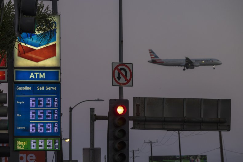 Gas prices in California on June 30