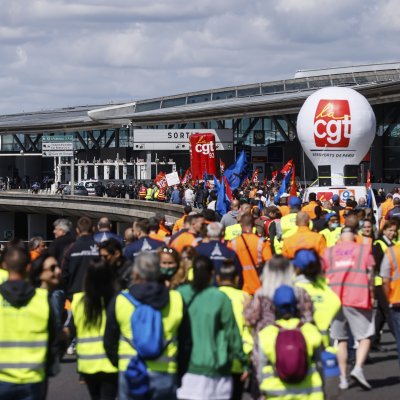 French Airport Workers Strike