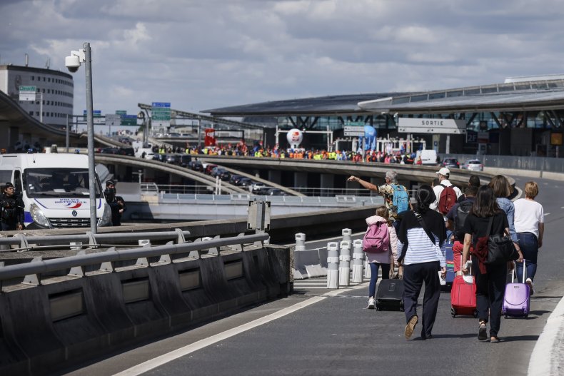 Strike at Paris Airport