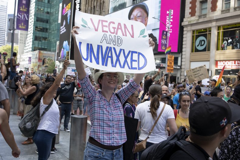 Anti-Vax Protest in NYC