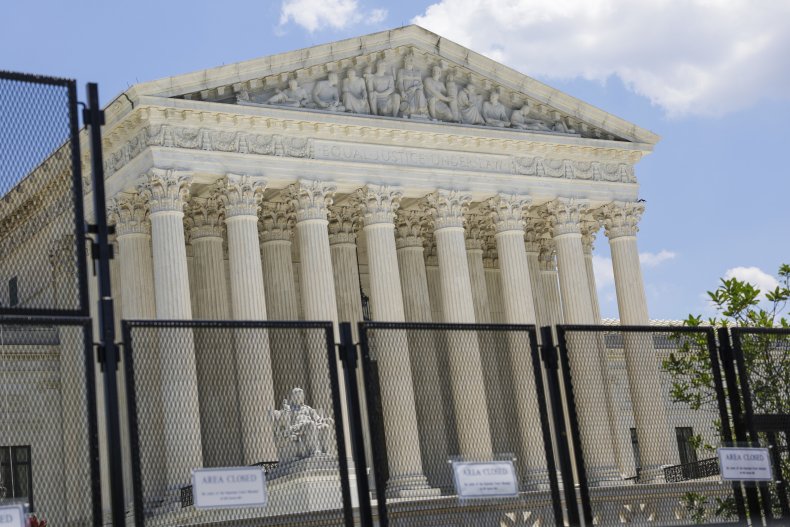 The U.S. Supreme Court is seen on