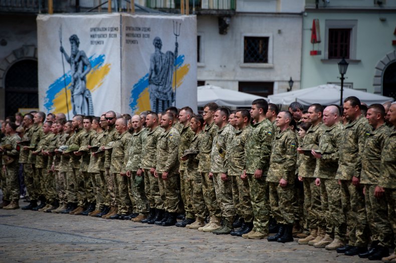 Ukrainian Troops Lviv
