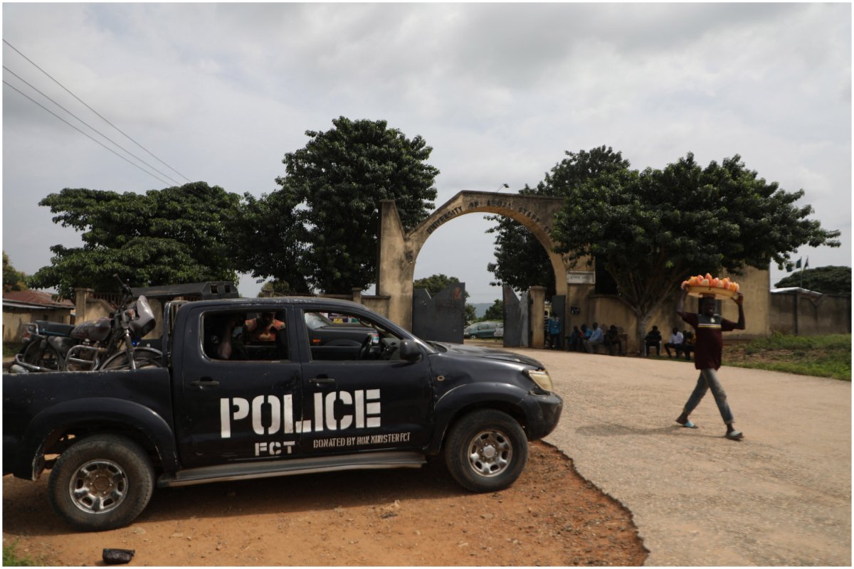 Police car in Nigeria 