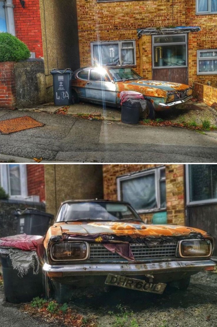 Noel Jones' Ford Capri removed this weekend