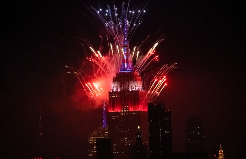 Fourth of July fireworks