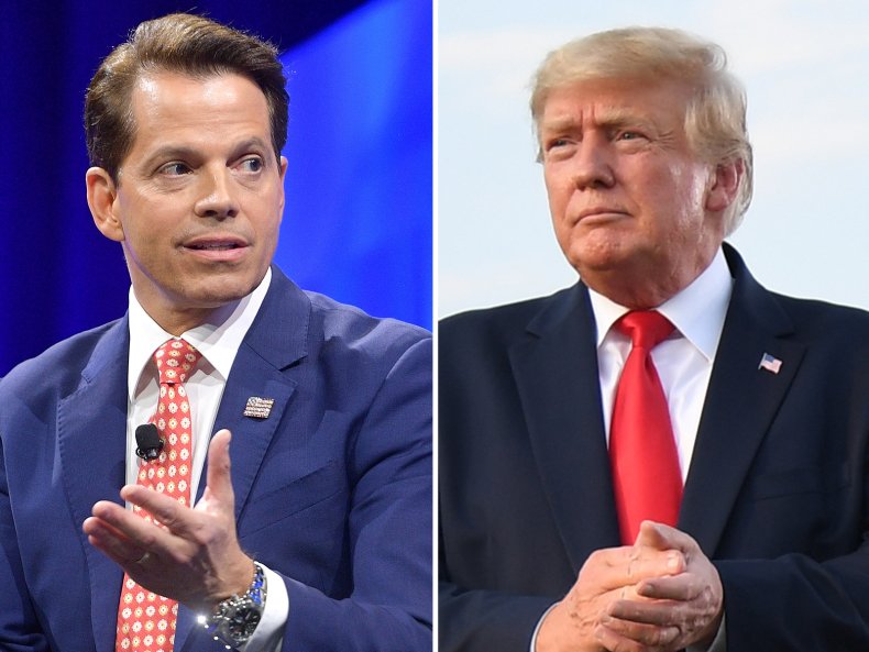Anthony Scaramucci and Donald Trump 