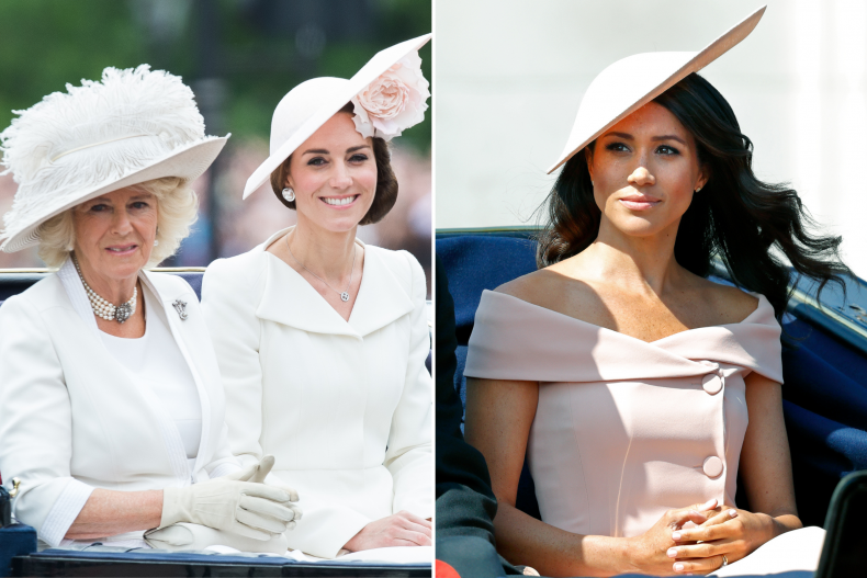 Kate Middleton, Camilla and Meghan Markle 