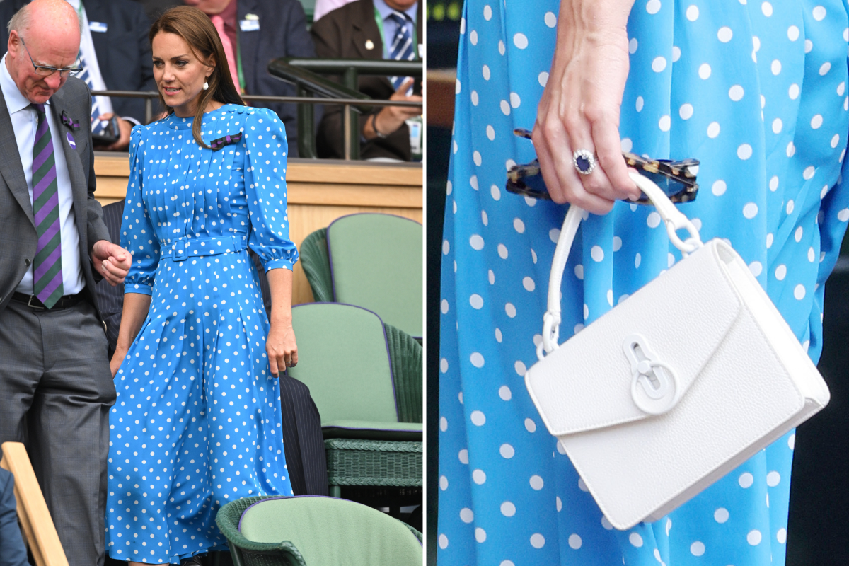 Kate Cements New Favorite Fashion Brand With Polka Dot Wimbledon Dress