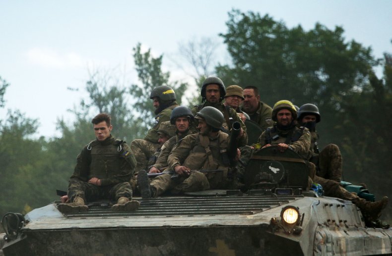 Ukrainian soldiers