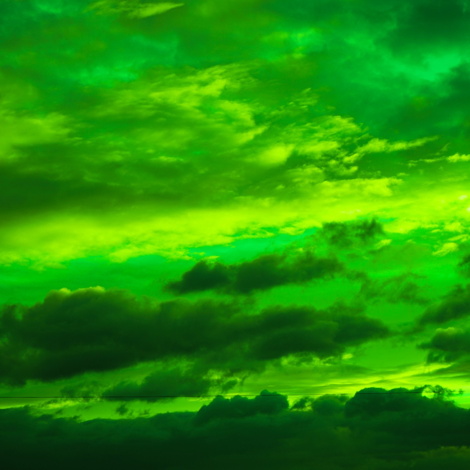 Green Skies, Ominous Clouds in South Dakota as Wicked Storms Whip