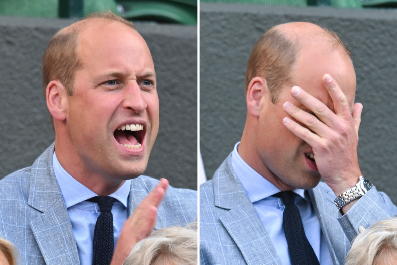 Prince William Wimbledon Reaction