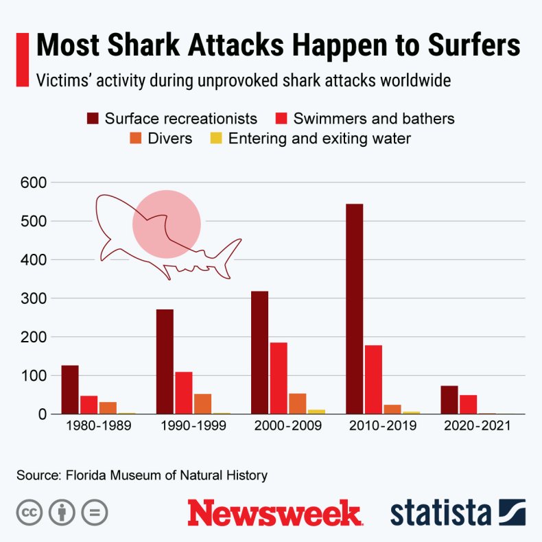 Shark Attack Statista