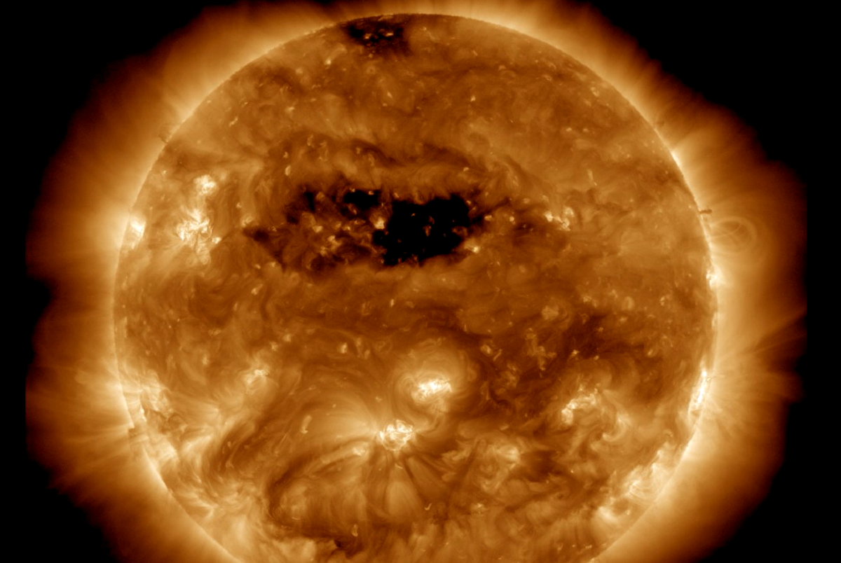 Storm From 'CyclopsLike' Hole in Sun to Hit Earth Today