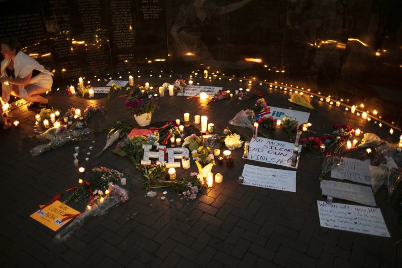 Highland Park vigil