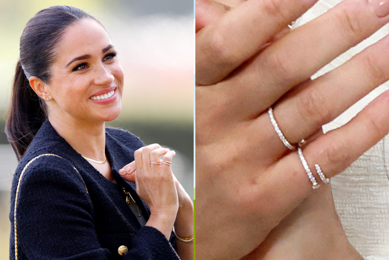 Meghan Markle Diamond Pinky Ring