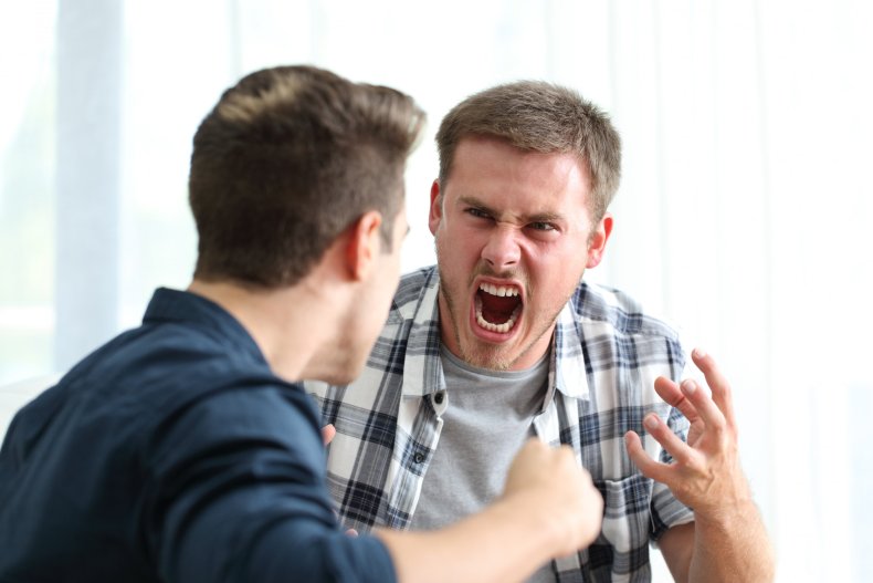 men arguing