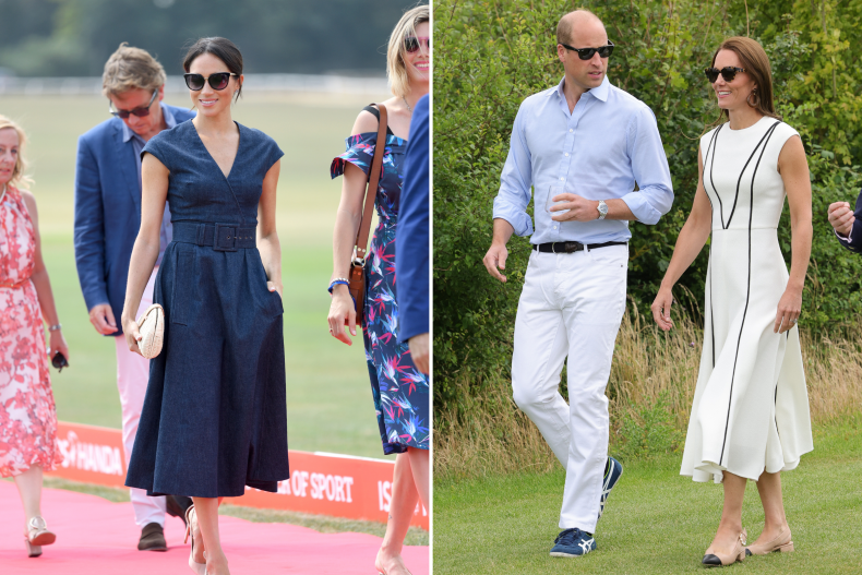 Meghan Markle and Kate Middleton Polo Dresses