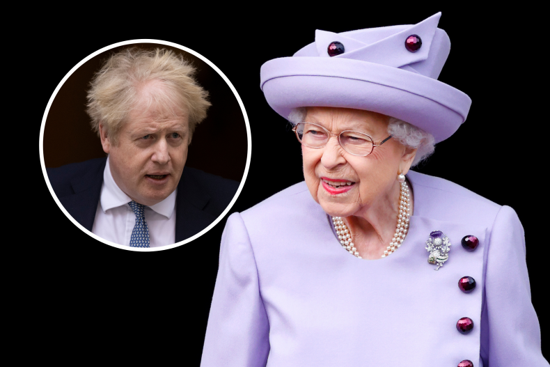 Queen Elizabeth II Boris Johnson