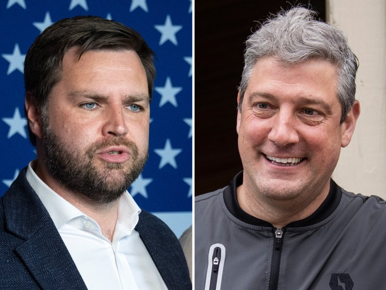 J.D. Vance and Tim Ryan
