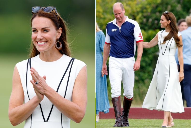 Kate Middleton Wears Emilia Wickstead To Polo