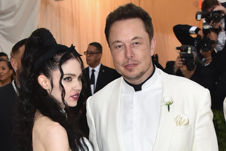 Elon Musk and his ex, Grimes