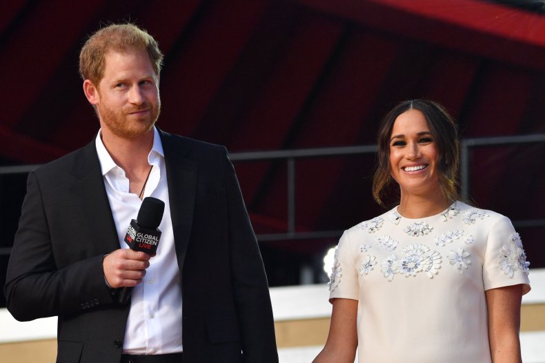 Harry and Meghan at Global Citizen