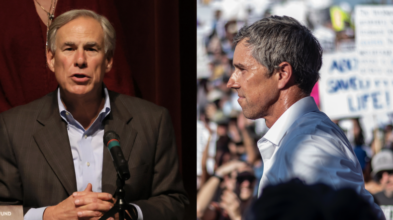 Greg Abbott and Beto O'Rourke