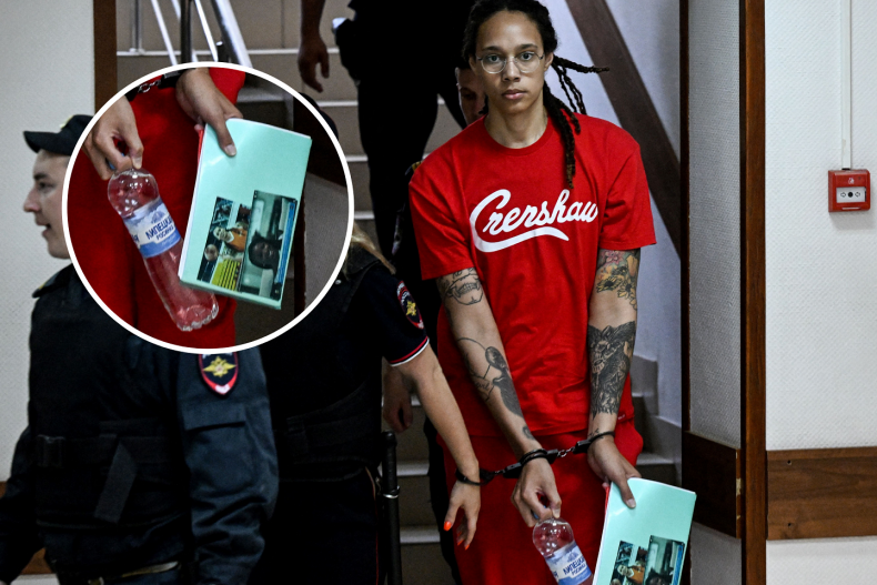 Brittney Griner handcuffed entering Russian court