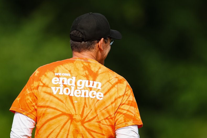 Orange shirt in support of ending violence