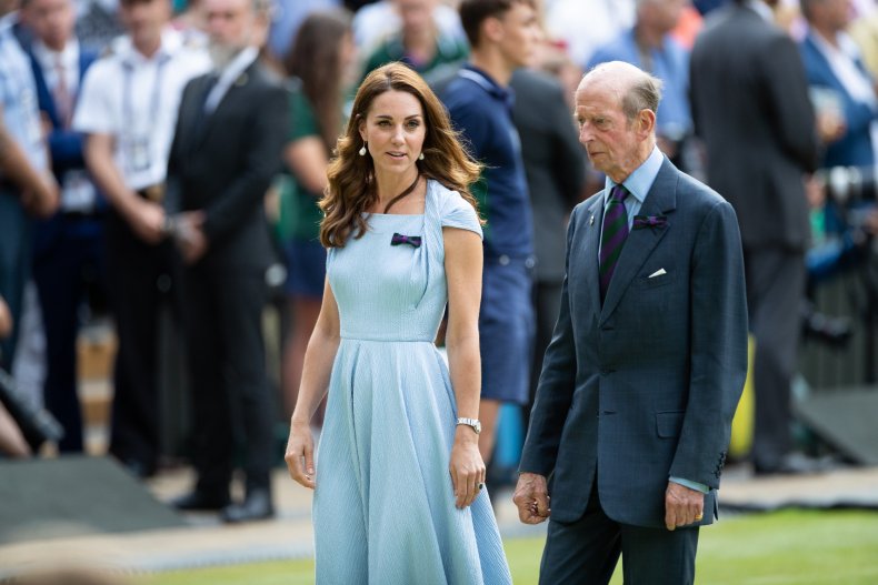 Kate Middleton and Duke of Kent Wimbledon