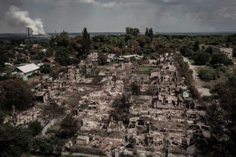 Donbas artillery destruction 14-Jun-22