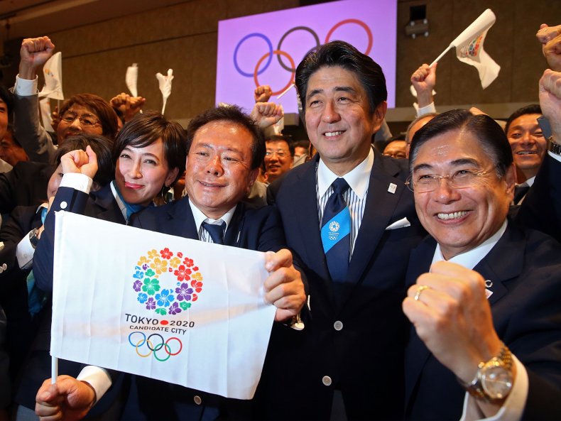 Shinzo Abe Tokyo Olympics 