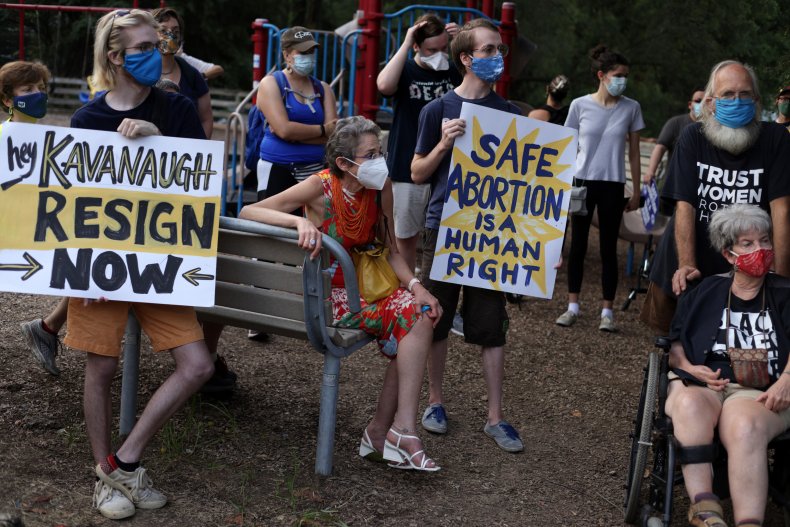 Abortion Rights Activists Protest Against Supreme Court 