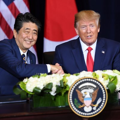 Donald Trump Shinzo Abe
