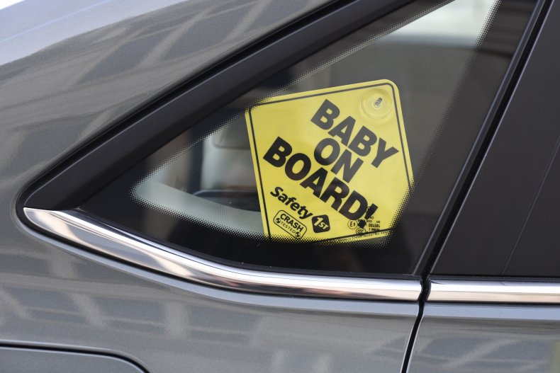 Baby on Board sign 
