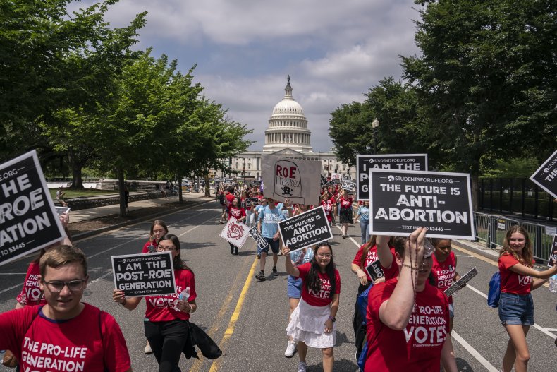 Abortion protest US Capitol