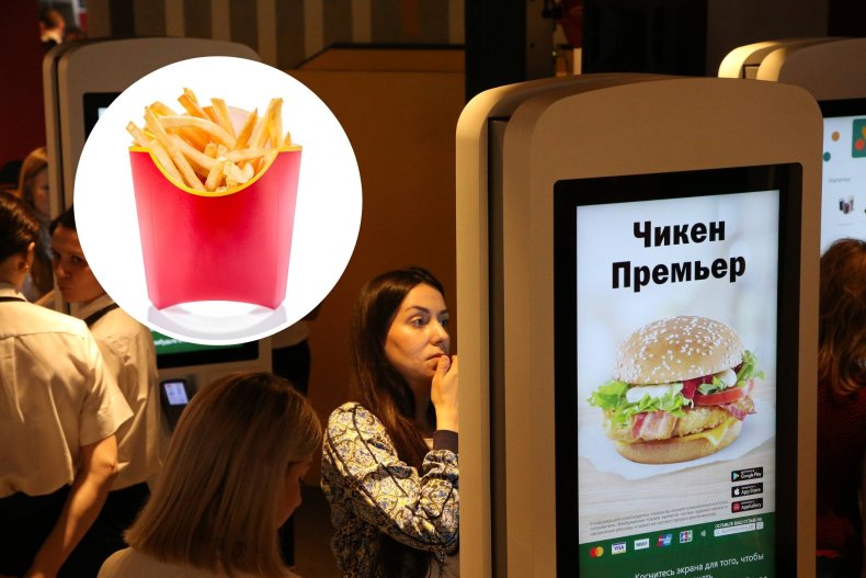Russia McDonald's substitute suffers fries shortage