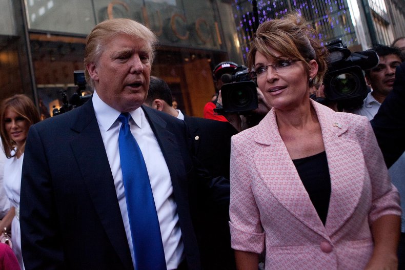 Donald Trump Meets Sarah Palin in 2011