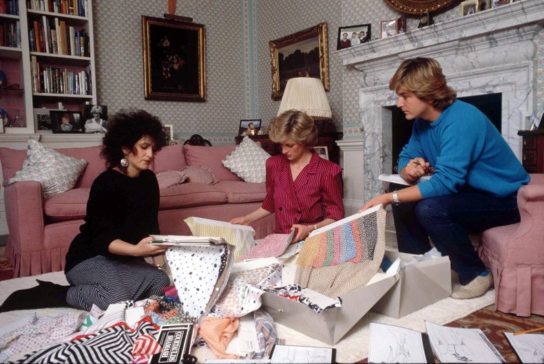 Princess Diana, The Emanuels at Kensington Palace