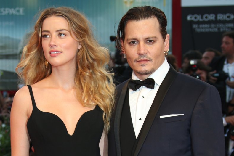 Amber Heard and Johnny Depp before divorce