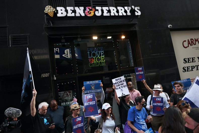 Ben and Jerry's Israel protest