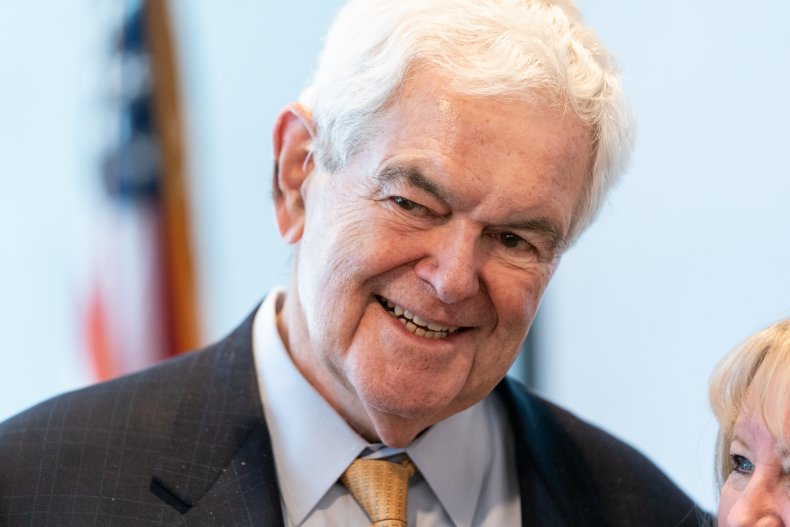 Newt Gingrich Campaigns in Duluth, Georgia