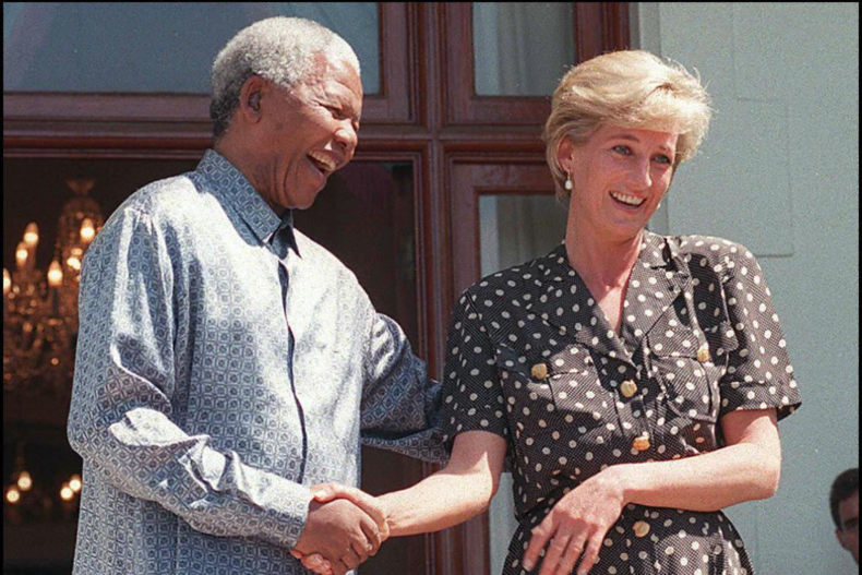 Nelson Mandela and Princess Diana