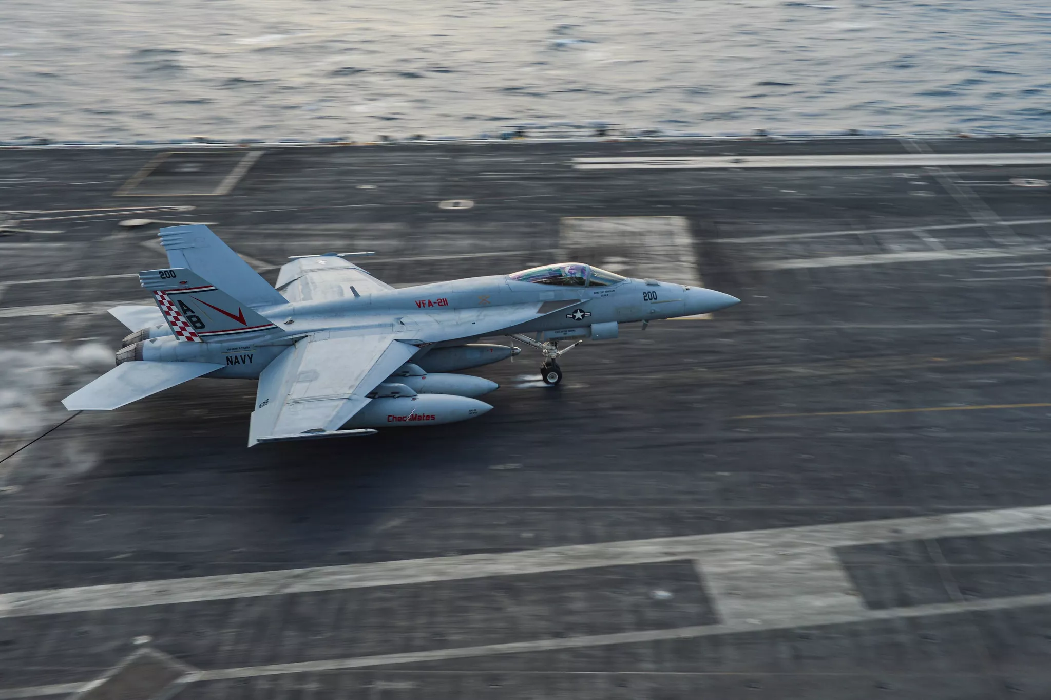 U.S. Navy Fighter Jet Blown Off Aircraft Carrier Into Mediterranean Sea - Vimarsana News