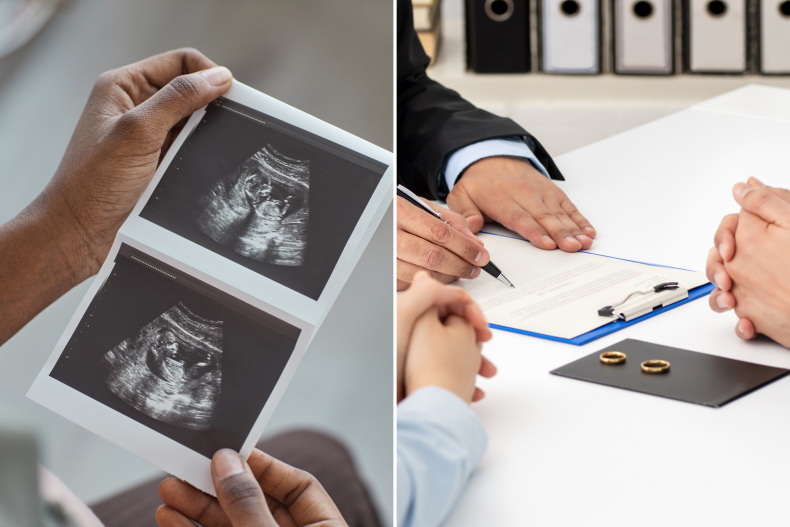 Ultrasound and divorce filing
