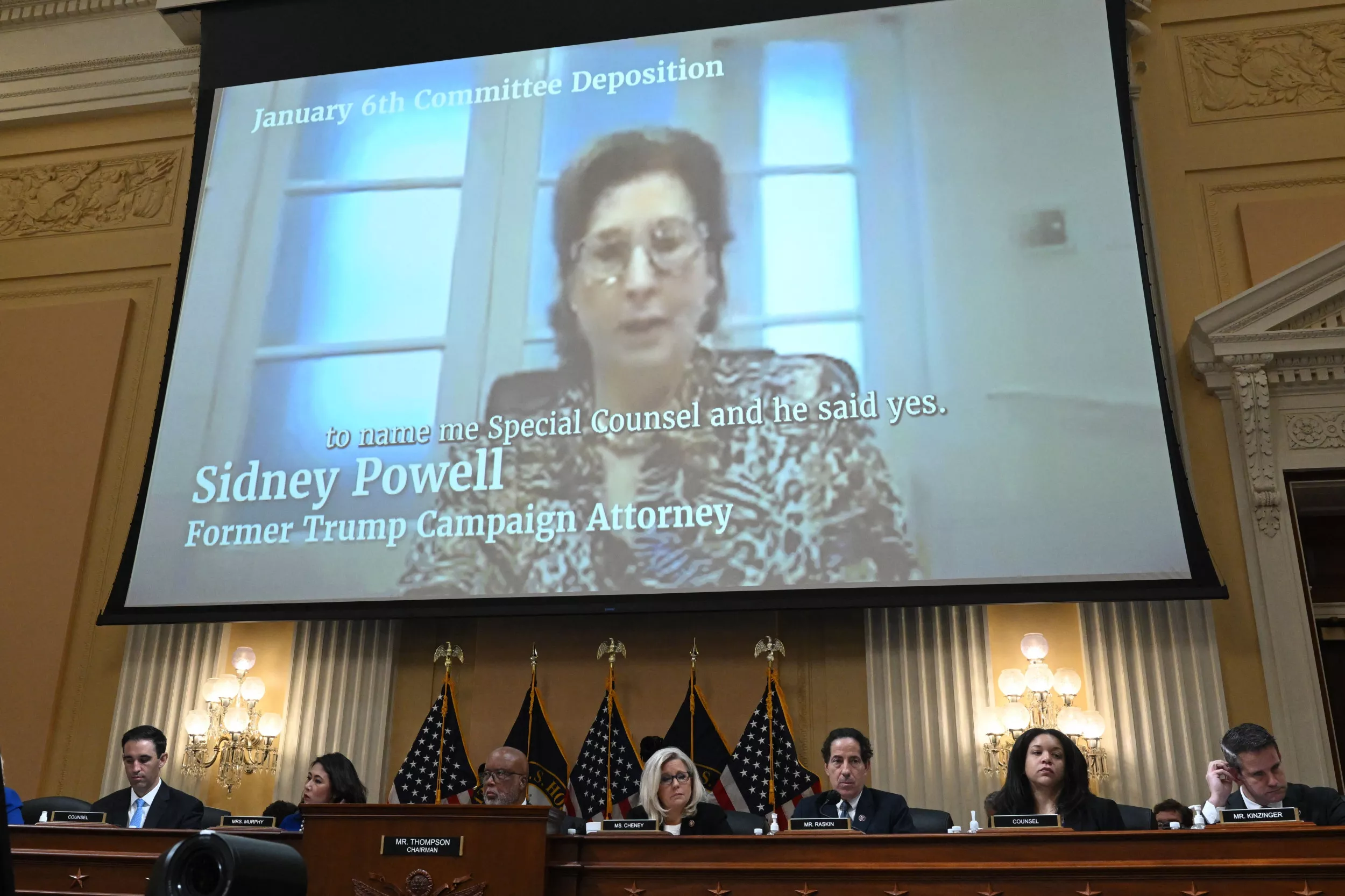 Ex-Trump Lawyer Recalls Sidney Powell's 'Nuts' Proposals: Jan. 6 Hearing - Vimarsana News