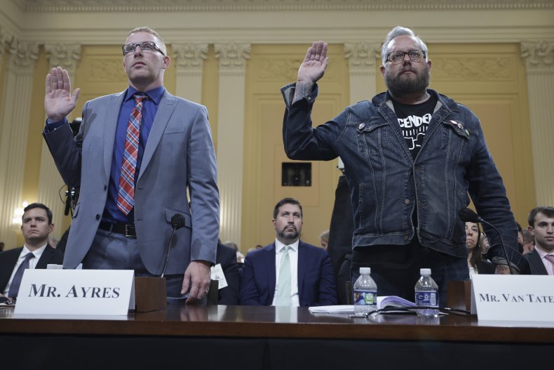 Witnesses Enter Capitol