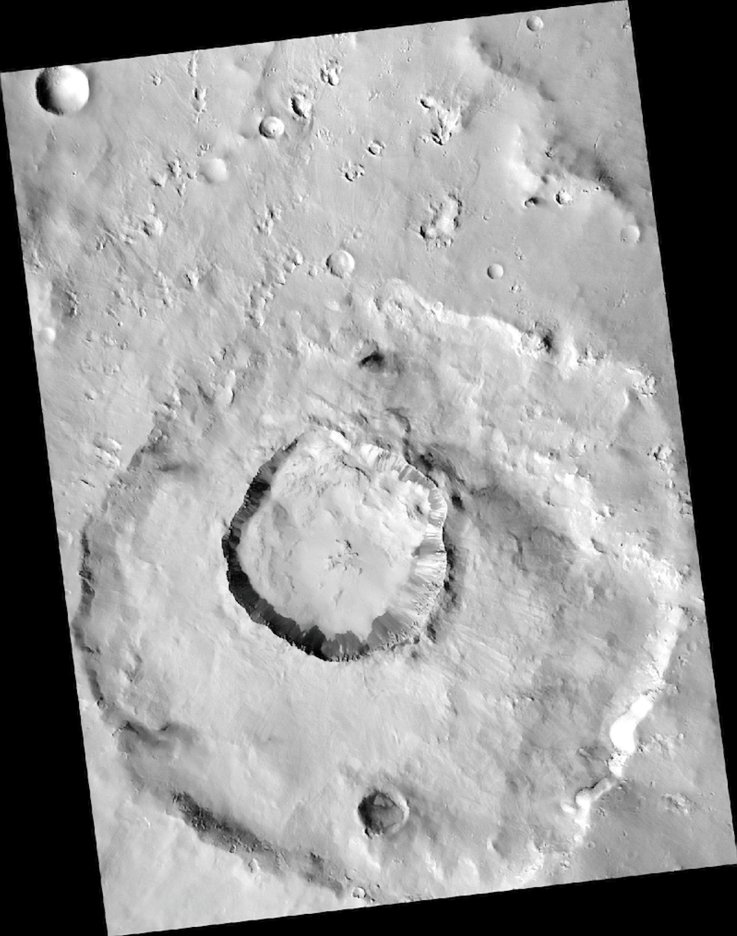 Karratha crater on Mars